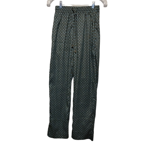 BAR III Womens Palazzo Pants Summer print Pockets Wide Leg Size XS T04 - Picture 1 of 6